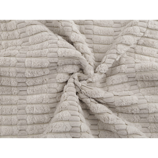Decorative fabric with 3d plush structure - Creamy light (5 Meters) Decorative fabric with 3d plush structure - Creamy light (5 Meters)