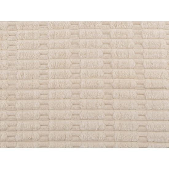 Decorative fabric with 3d plush structure - Creamy light (5 Meters) Decorative fabric with 3d plush structure - Creamy light (5 Meters)