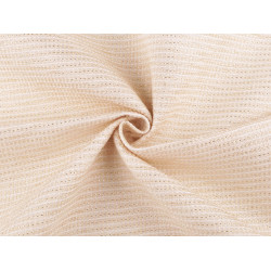 Decorative chenille fabric with lurex - Creamy light (1 Meter)