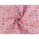 Cotton fabric / canvas with a thinner weave, small flowers - Green (10 Meters) Cotton fabric / canvas with a thinner weave, small flowers - Green (10 Meters)