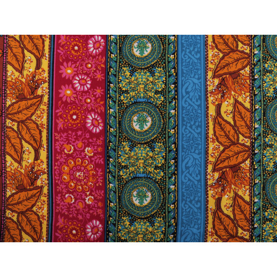 Cotton fabric / canvas with a thinner weave, oriental - Blue (1 Meter) Cotton fabric / canvas with a thinner weave, oriental - Blue (1 Meter)