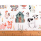 Tissu/toile en coton, animaux de compagnie - Blanc (1 Mètre) Tissu/toile en coton, animaux de compagnie - Blanc (1 Mètre)