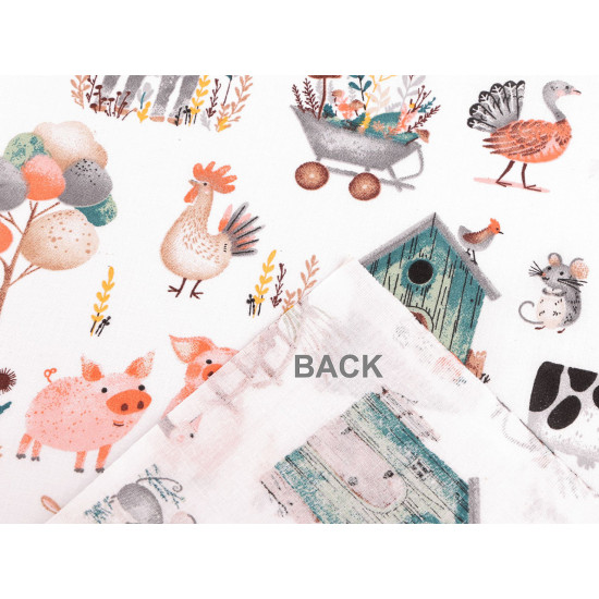 Tissu/toile en coton, animaux de compagnie - Blanc (1 Mètre) Tissu/toile en coton, animaux de compagnie - Blanc (1 Mètre)