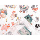 Tissu/toile en coton, animaux de compagnie - Blanc (1 Mètre) Tissu/toile en coton, animaux de compagnie - Blanc (1 Mètre)