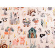 Tissu/toile en coton, animaux de compagnie - Blanc (1 Mètre) Tissu/toile en coton, animaux de compagnie - Blanc (1 Mètre)
