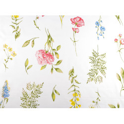 Cotton fabric / canvas meadow flowers - Multicolor (1 Meter)