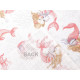 Cotton cloth/muslin fabric, mermaid - White (1 Meter)