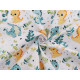 Cotton fabric / canvas, dinosaur - Turquoise (10 Meters)