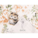 Cotton fabric  /canvas, animals - White (1 Meter)