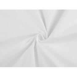 Cotton fabric / canvas, renforcé - White (1 Meter)