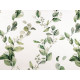Cotton blend fabric (50% cotton) "half panama" with digital print, plants - Off white (1 Meter) Cotton blend fabric (50% cotton) "half panama" with digital print, plants - Off white (1 Meter)