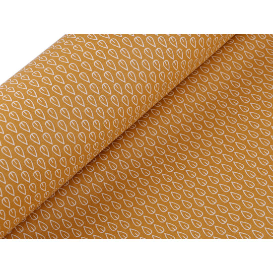 Baumwollstoff/leinwand blätter - Kamel beige (5 Meter) Baumwollstoff/leinwand blätter - Kamel beige (5 Meter)