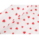 Musselin/double gauze erdbeeren - Weiß (1 Meter) Musselin/double gauze erdbeeren - Weiß (1 Meter)