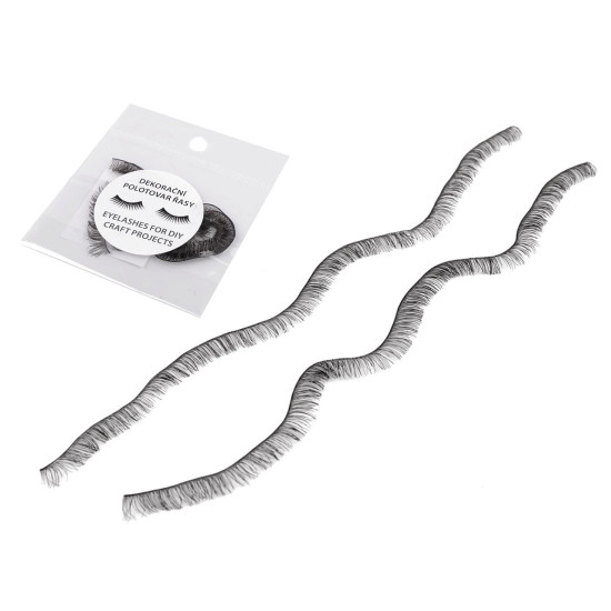 Decorative eyelashes - Black (1 Bag) Decorative eyelashes - Black (1 Bag)