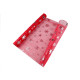 Christmas organza with snowflakes, width 50 cm - Red (1 Meter) Christmas organza with snowflakes, width 50 cm - Red (1 Meter)