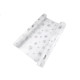 Christmas organza with snowflakes, width 50 cm - Red (1 Meter) Christmas organza with snowflakes, width 50 cm - Red (1 Meter)