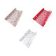 Christmas organza with snowflakes, width 50 cm - Red (1 Meter) Christmas organza with snowflakes, width 50 cm - Red (1 Meter)