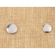 Double-sided stainless steel metal snaps / press fasteners ø15 mm, for thick fabrics - Nickel (200 Sets) Double-sided stainless steel metal snaps / press fasteners ø15 mm, for thick fabrics - Nickel (200 Sets)