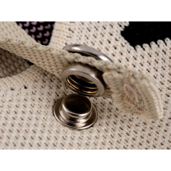 Double-sided stainless steel metal snaps / press fasteners ø15 mm, for thick fabrics - Nickel (200 Sets) Double-sided stainless steel metal snaps / press fasteners ø15 mm, for thick fabrics - Nickel (200 Sets)