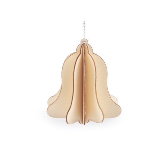 Decoratiuni din lemn de craciun glob pliabil, clopot, inger - Natur (1 Bucată) Decoratiuni din lemn de craciun glob pliabil, clopot, inger - Natur (1 Bucată)