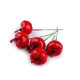 Artificial apples on a wire - Light red (15 Pieces)