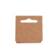 Karta do biżuterii z zawieszką 5x11 cm - Naturalny brąz (100 Sztuki) Karta do biżuterii z zawieszką 5x11 cm - Naturalny brąz (100 Sztuki)