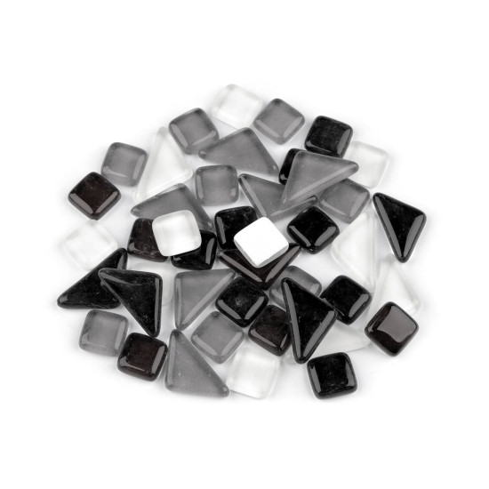 Glass mosaic stones - Mix (1 Card) Glass mosaic stones - Mix (1 Card)