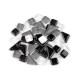 Glass mosaic stones - Mix (1 Card) Glass mosaic stones - Mix (1 Card)