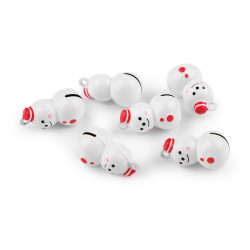 Jingle bells snowman - White (2 Pieces)