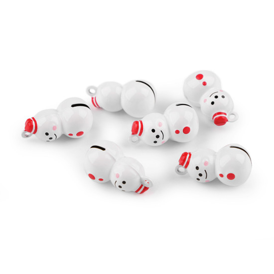 Jingle bells snowman - White (2 Pieces) Jingle bells snowman - White (2 Pieces)