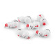 Jingle bells snowman - White (2 Pieces) Jingle bells snowman - White (2 Pieces)