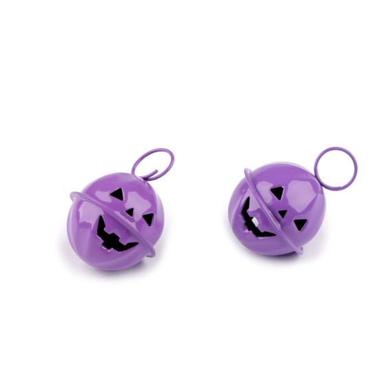 Clopot dovleac de halloween ø24 mm - Negru (2 Bucăți) Clopot dovleac de halloween ø24 mm - Negru (2 Bucăți)