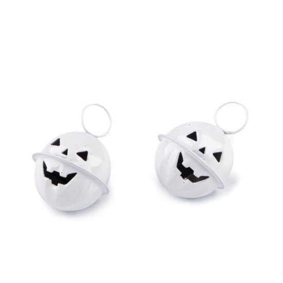 Clopot dovleac de halloween ø24 mm - Negru (2 Bucăți) Clopot dovleac de halloween ø24 mm - Negru (2 Bucăți)