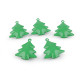 Jingle bells tree, star - White (5 Pieces)