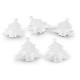 Jingle bells tree, star - White (5 Pieces)