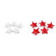 Jingle bells tree, star - White (5 Pieces)