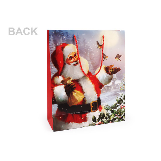 Christmas gift bag with glitter - Mix of colours and designs (12 Pieces) Christmas gift bag with glitter - Mix of colours and designs (12 Pieces)