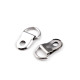 Purse grommet / d ring for handbags, width 10 mm - Nickel (10 Pieces) Purse grommet / d ring for handbags, width 10 mm - Nickel (10 Pieces)