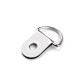 Purse grommet / d ring for handbags, width 15 mm - Nickel (10 Pieces) Purse grommet / d ring for handbags, width 15 mm - Nickel (10 Pieces)
