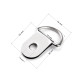 Purse grommet / d ring for handbags, width 15 mm - Nickel (10 Pieces) Purse grommet / d ring for handbags, width 15 mm - Nickel (10 Pieces)