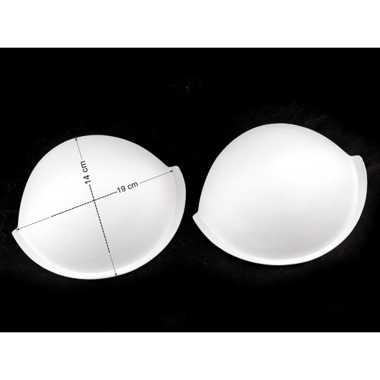 Miseczki do staników / gorsetów z efektem push-up rozmiar s, m - White (1 Para) Miseczki do staników / gorsetów z efektem push-up rozmiar s, m - White (1 Para)