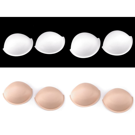 Miseczki do staników / gorsetów z efektem push-up rozmiar s, m - White (1 Para) Miseczki do staników / gorsetów z efektem push-up rozmiar s, m - White (1 Para)