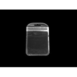 Woreczki strunowe z zawieszką 6,5x10 cm - Transparent (300 Sztuki)