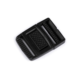 Klamra plastikowa z regulatorem szerokość 25; 30 mm - Czarny (10 Pary)