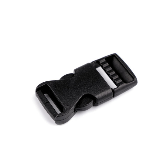 Klamra z regulatorem szerokość 15 mm - Czarny (5 Pary) Klamra z regulatorem szerokość 15 mm - Czarny (5 Pary)