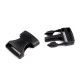 Klamra z regulatorem szerokość 25 mm - Czarny (5 Pary) Klamra z regulatorem szerokość 25 mm - Czarny (5 Pary)