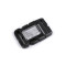 Hebilla de liberación lateral para cinta de mochila con cristal reflectante, ancho 25 mm - Negro (10 Pares)