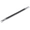 Catena / impugnatura per borsetta, con moschettone, lunghezza: 25 cm - Nichel nero (1 Pezzo)