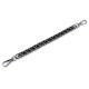 Chain / handbag handle with carabiner, length 25 cm - Nickel (1 Piece) Chain / handbag handle with carabiner, length 25 cm - Nickel (1 Piece)