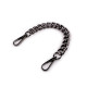 Łańcuszek / ucho do torebki z karabińczykiem długość 25 cm - Złoty jasny (1 Sztuka) Łańcuszek / ucho do torebki z karabińczykiem długość 25 cm - Złoty jasny (1 Sztuka)